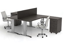 Trend Metal Ayakl� 2'li Workstation
